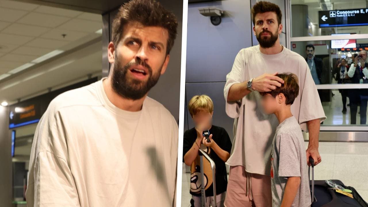 Piqué exige respeto para sus hijos a su regreso a Miami