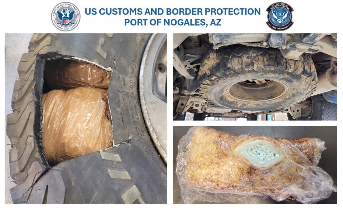 Del 29 de agosto al 4 de septiembre, además de pastillas de fentanilo,
<b> los agentes pudieron localizar metanfetaminas y cocaína</b>.