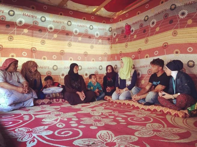 El cantante ha hecho viajes a regiones como Líbano, en donde ha convivido con los niños refugiados.