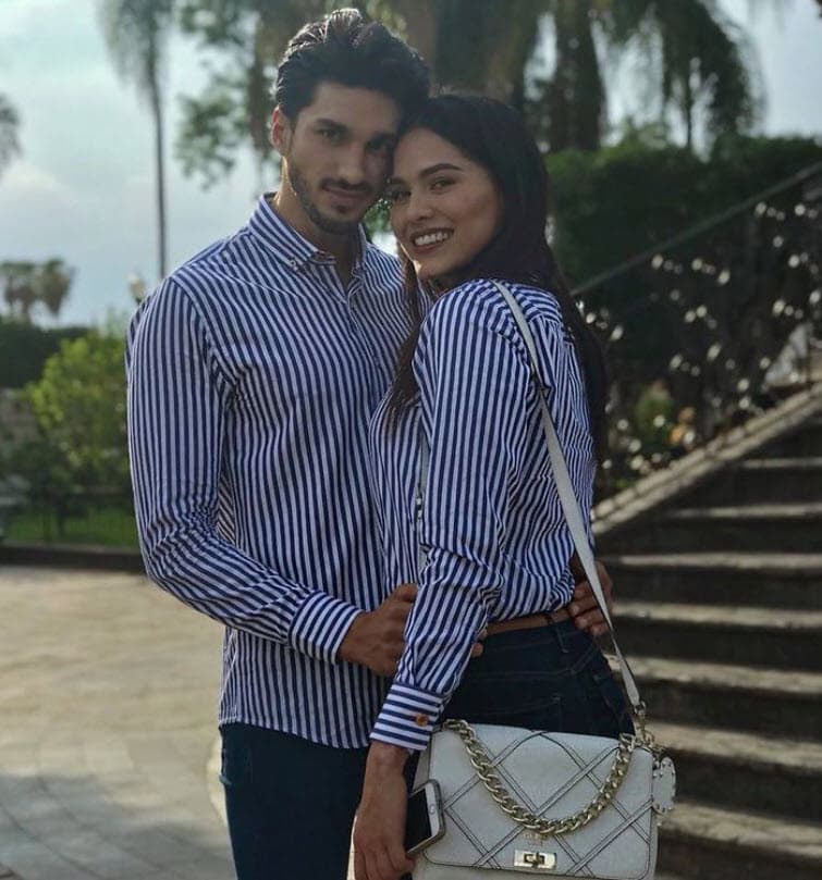 En 2017 y 2018 el modelo publicó varias fotografías donde se aprecian abrazados.