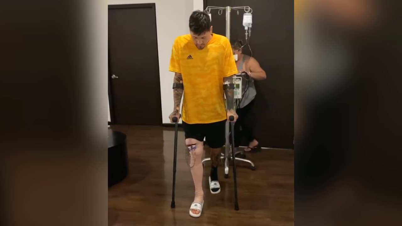 Paso a paso: Nico Castillo mostró imágenes de su recuperación en el hospital