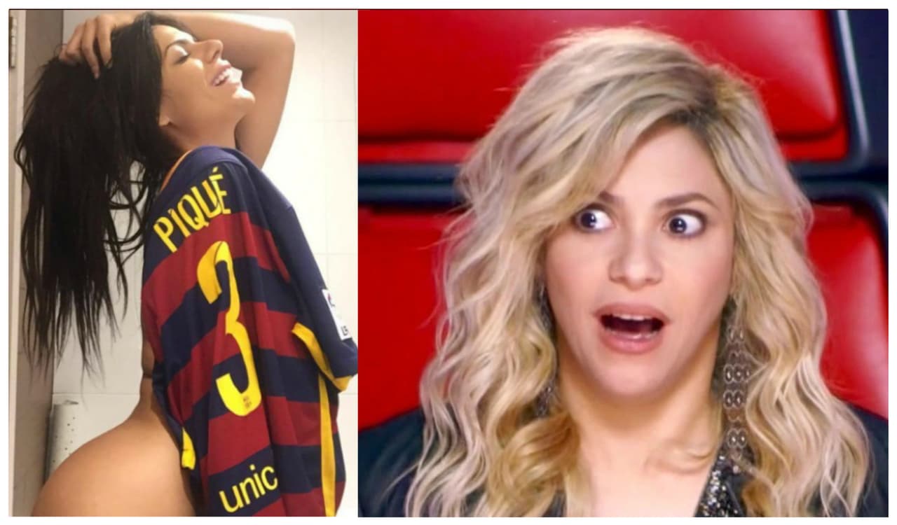 Ésta 'conejita' de Playboy no deja de coquetear con el esposo de Shakira 