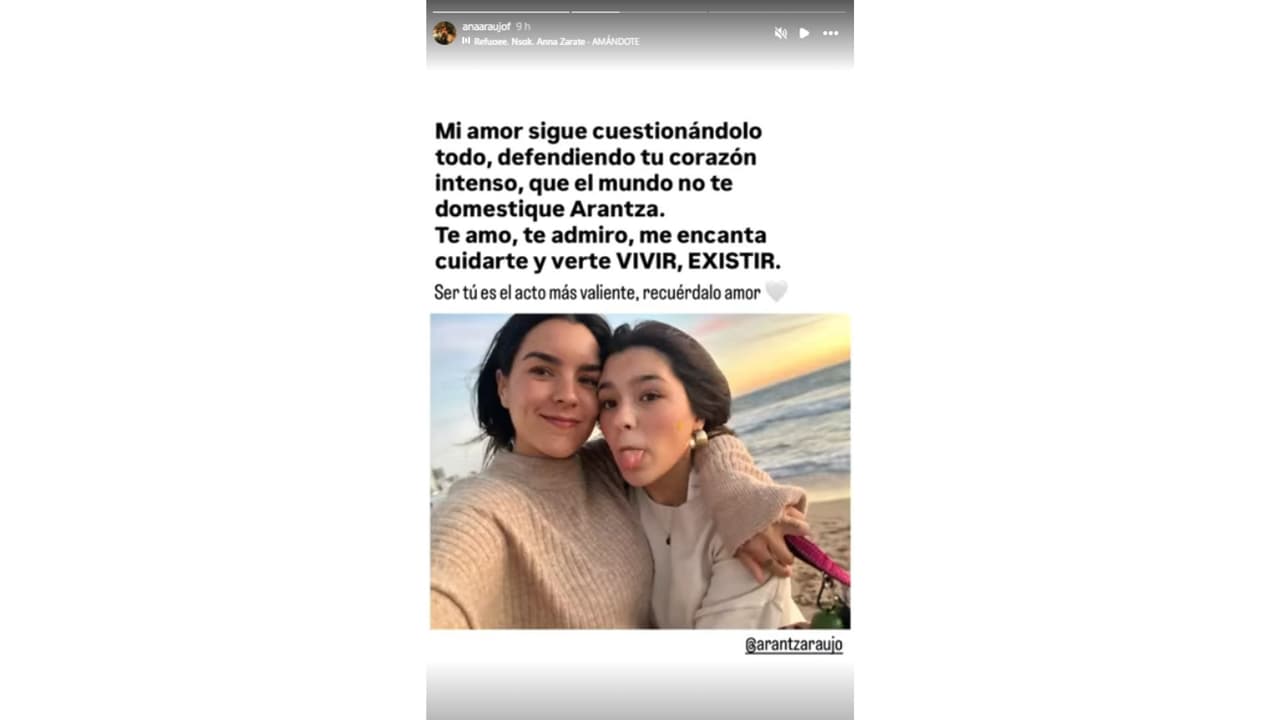 Ana Araujo dedicó un mensaje a su hija Arantza por su cumpleaños 16.