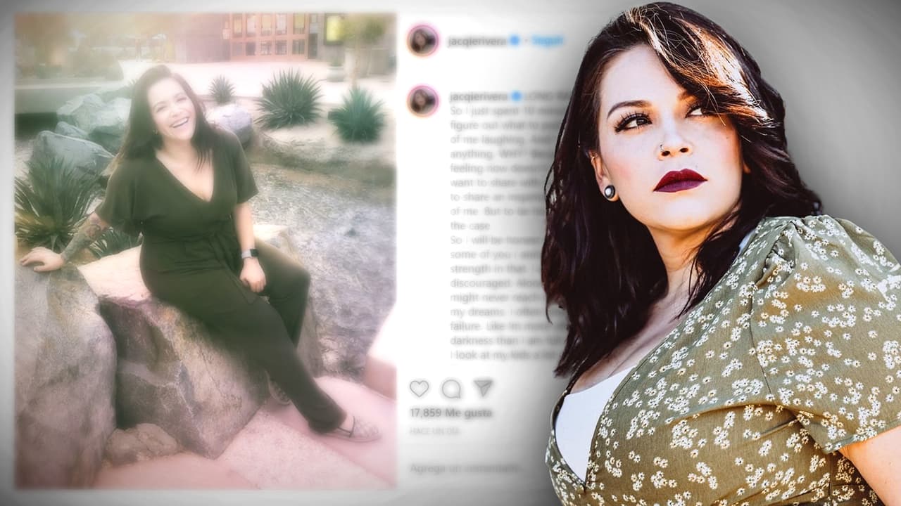 "A menudo me siento como una fracasada": la confesión de Jacqie Rivera en una fotografía que no es lo parece
