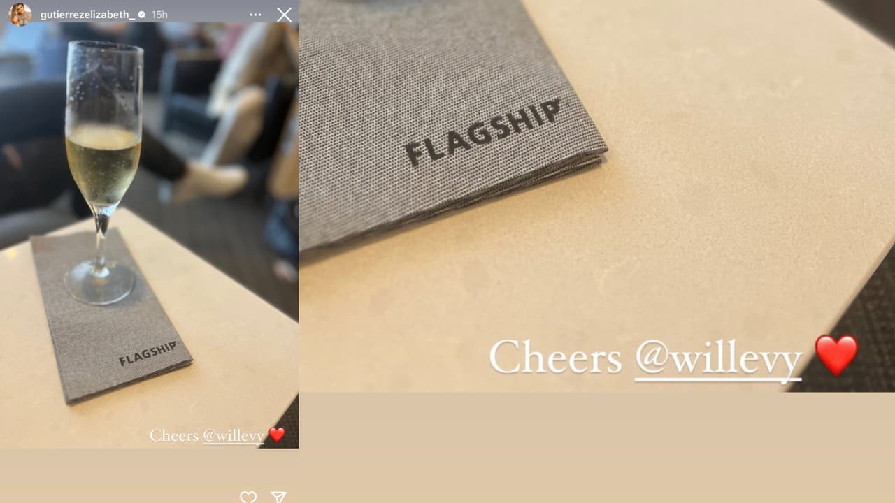 Elizabeth Gutiérrez agregó un emoticono de un corazón al lado del nombre de William Levy.