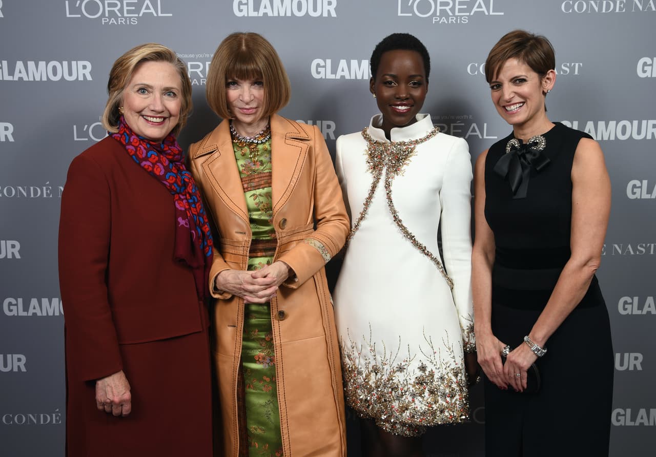 Ha estado con ella en varios eventos. Aquí las dos junto a Lupita Nyong'o.
