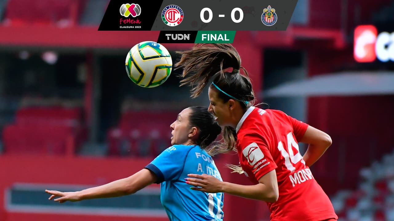 Toluca suma su primer punto del torneo ante Chivas femenil