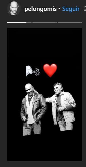 Aunado a esto, el actor de 50 años de edad compartió una serie de imágenes junto a su padre.