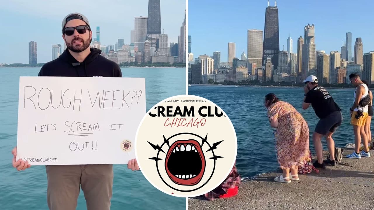 Gritos de liberación, el nuevo club social que cada domingo lo suelta todo frente al lago Michigan