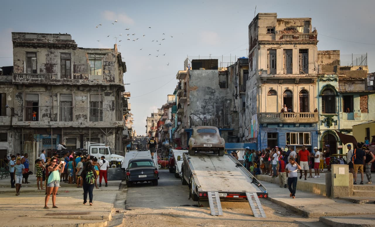 Además, los actores también la pasaron fantástico entre las calles de La Habana.