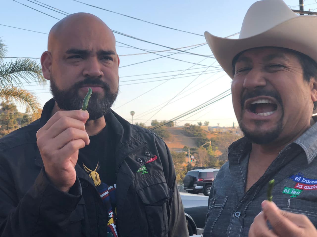 Y acompañada por chile, mejor aún, aunque parece que estaba bien picoso.