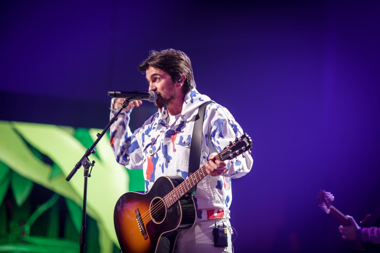 Uno de los números más aplaudidos fue el de Juanes 'La Plata'.