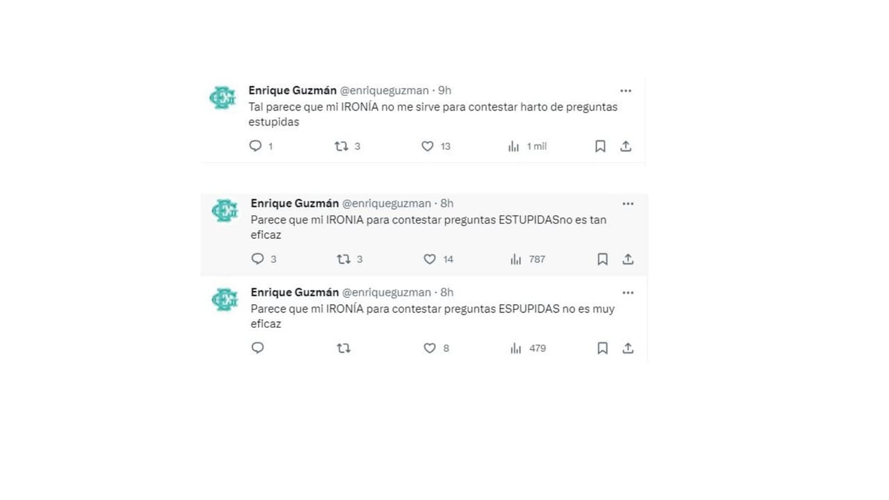 Enrique Guzmán lanza mensajes ante polémica declaración tras acusación de supuesto abuso.