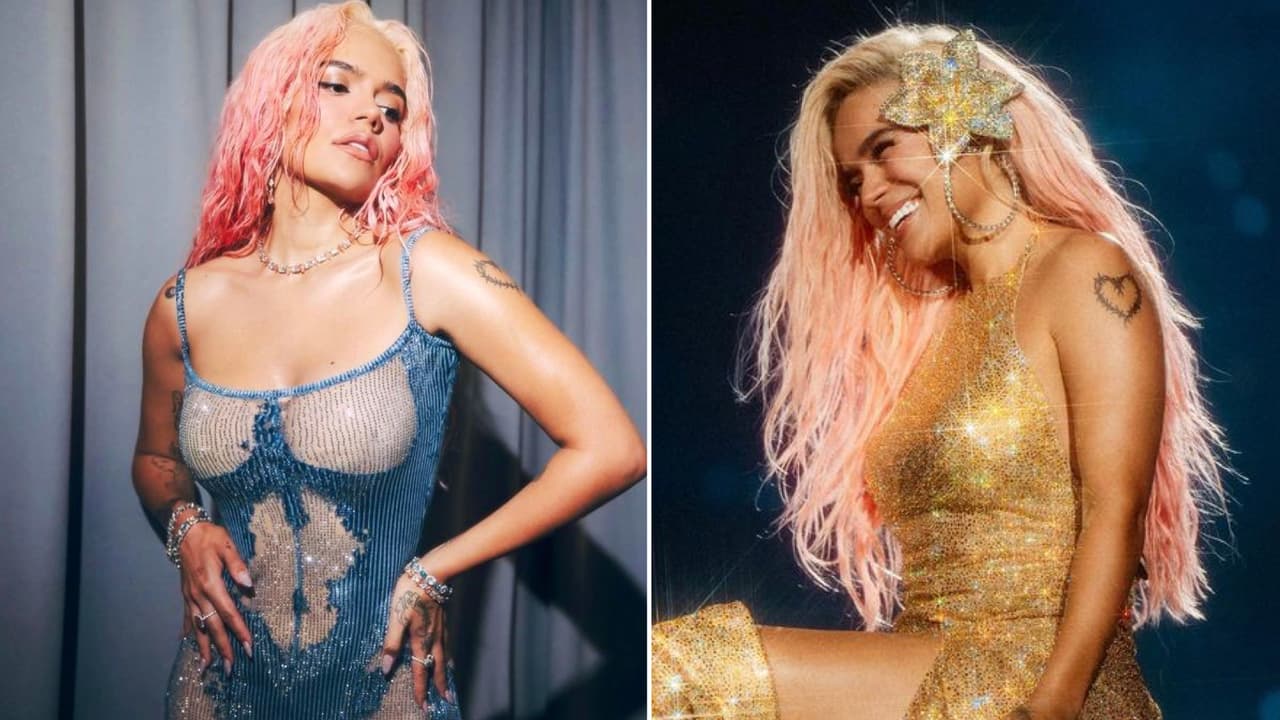 Karol G deslumbró con más de 2 millones de dólares en diamantes en los VMAs: sus exclusivas joyas