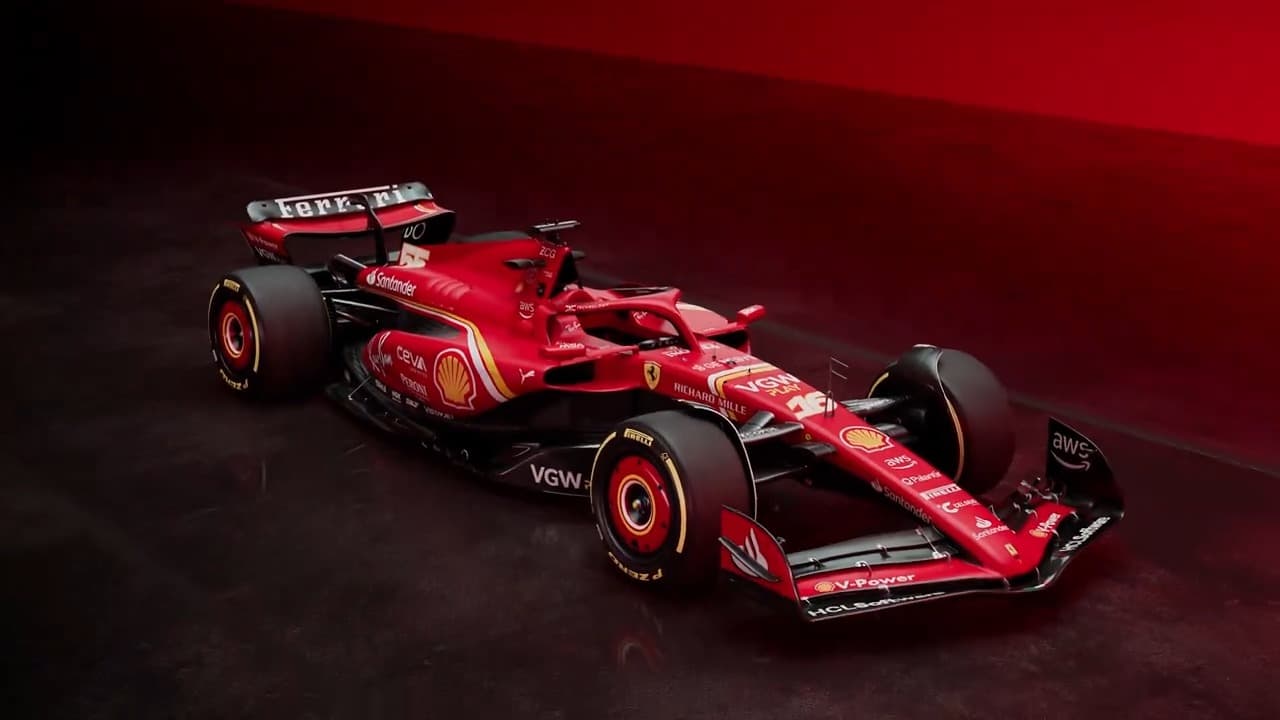 Ferrari presenta su coche 'SF-24', el último antes de la 'Era Hamilton'