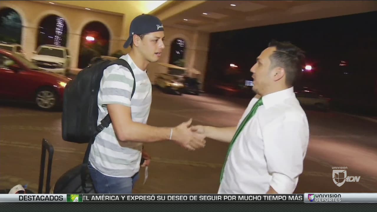 'Chicharito' Hernández y el Leverkusen ya están en Orlando para la Florida Cup