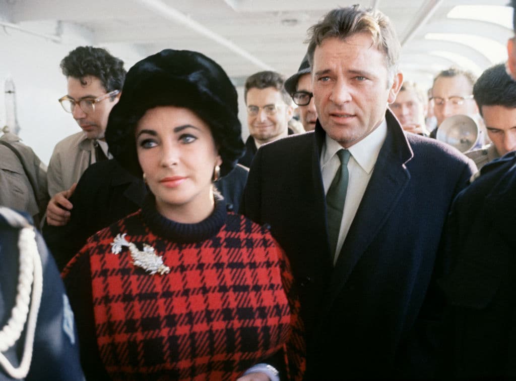Elizabeth Taylor y Richard Burton
