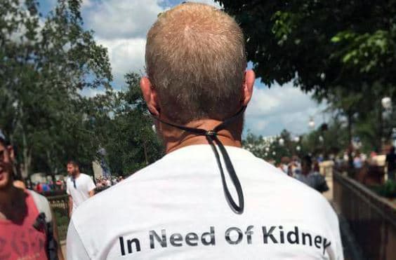 Su esposa necesita un riñón y una foto suya que se volvió viral podría salvarle la vida