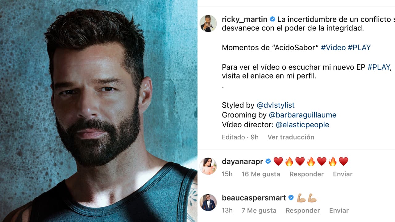 Este fue el mensaje que publicó Ricky Martin solo 5 días antes de que vaya a la corte por caso de presunta violencia contra su sobrino.