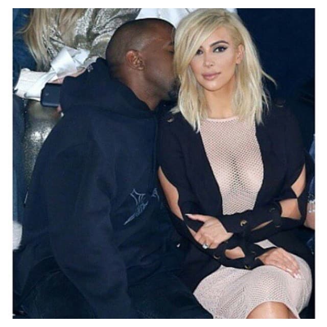 Las fotos más románticas de Kim y Kanye en la red.