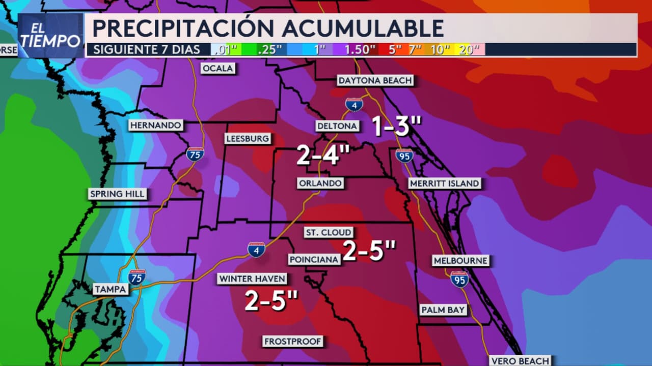 Tiempo severo podría traer inundaciones en diversas zonas de Florida Central 