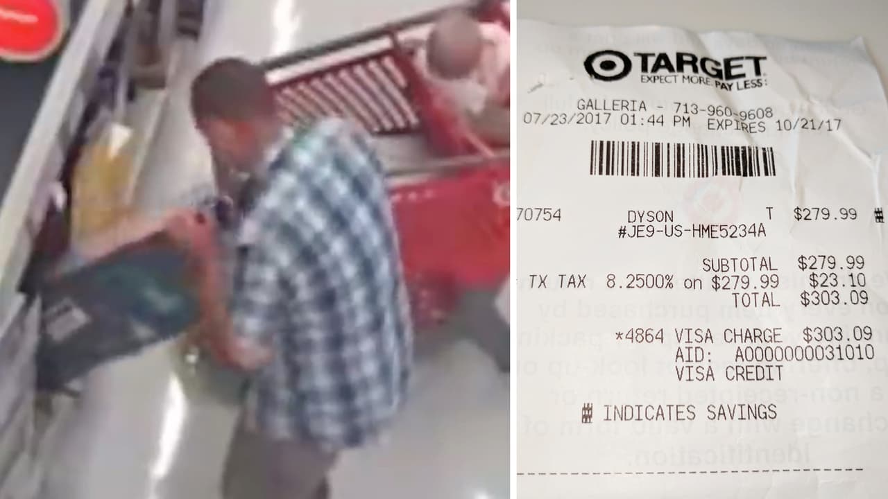 Target no le creyó cuando reportó que compró una aspiradora y le dieron piedras. Un video le da la razón