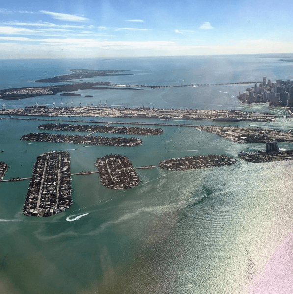 Esta imagen la publicó la bella cantante mexicana. ¡Qué gran vista!