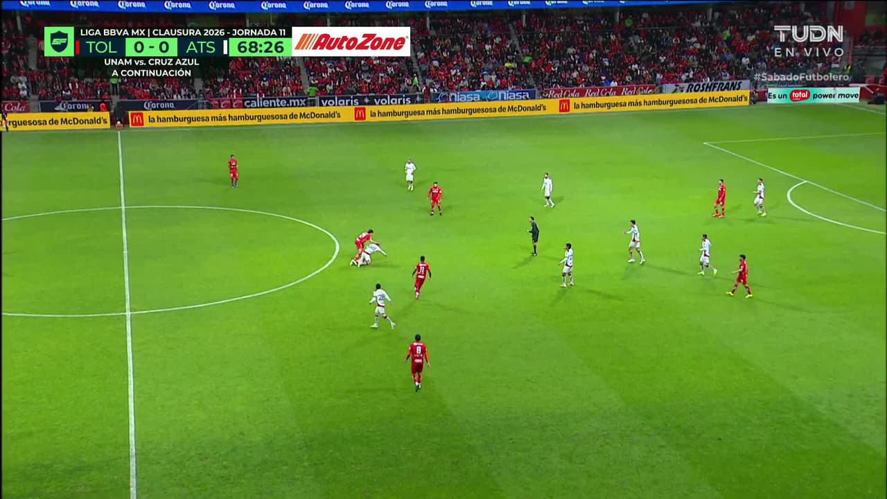 ¡TIRO ATAJADO! disparo por Diego González.