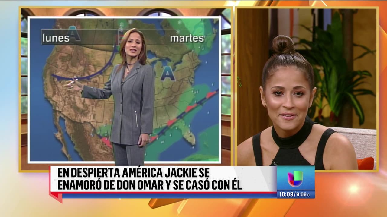 Jackie Guerrido puso de moda sus curvas como la chica del 'weather'