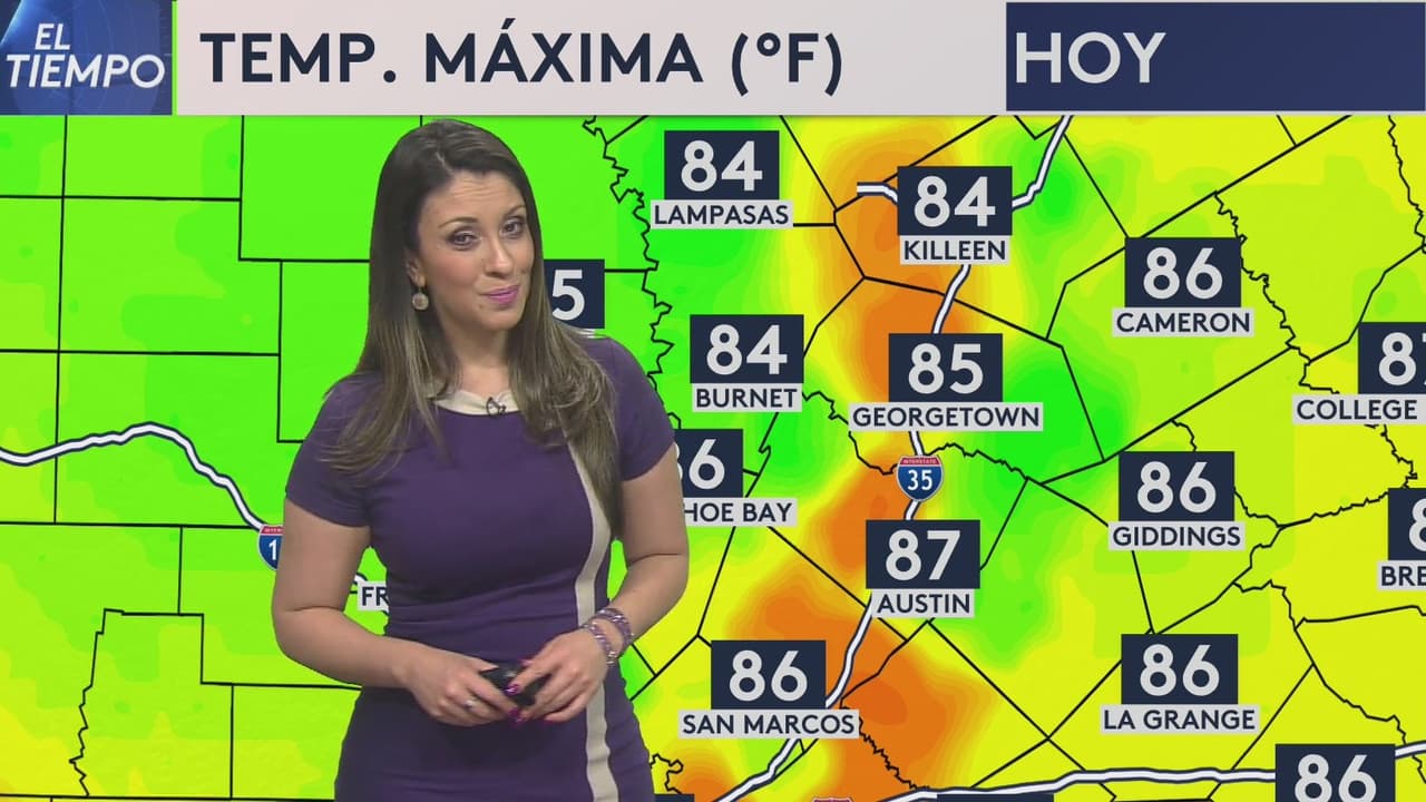 Condiciones soleadas y calientes predominarán este jueves en Austin