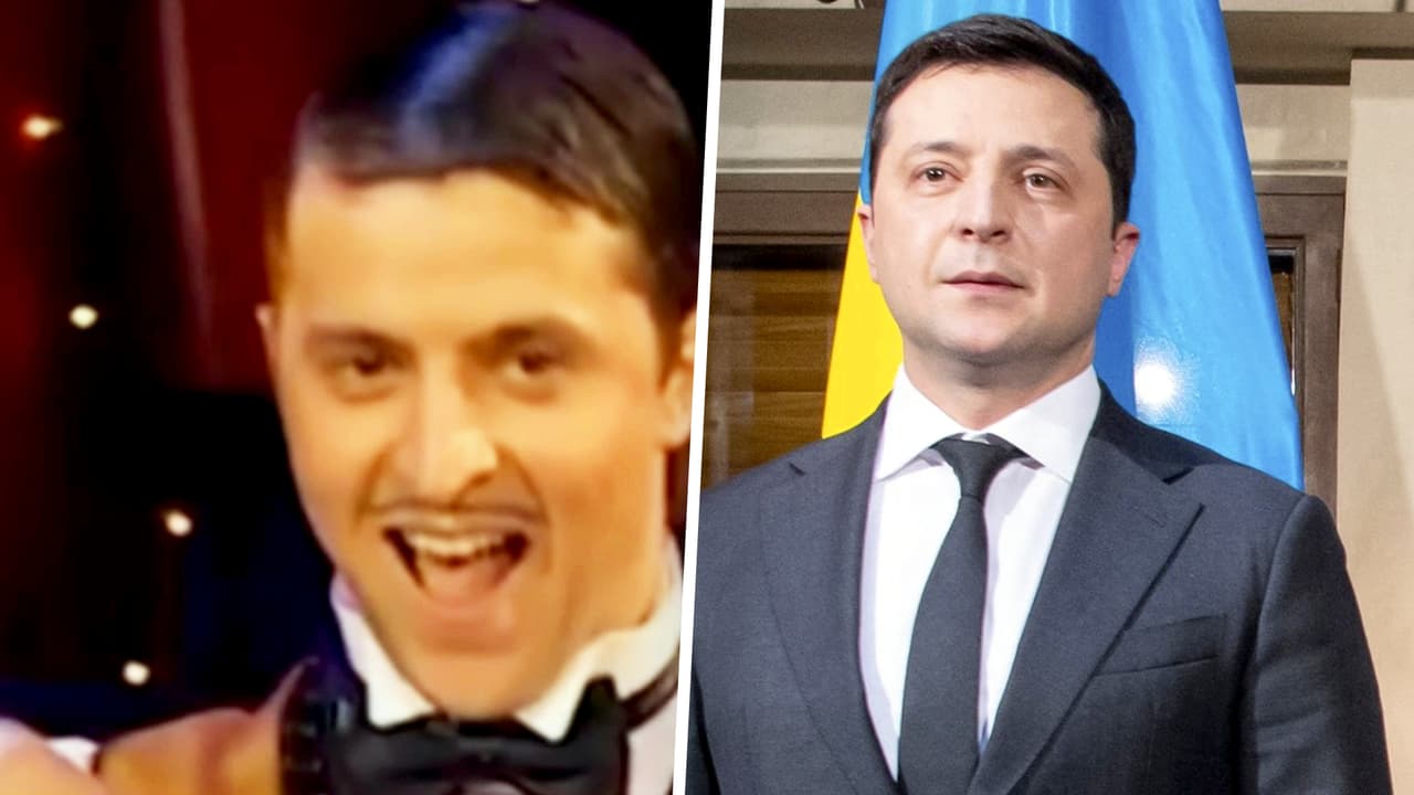 <b>En video:</b> Volodymyr Zelensky, quien era casi un desconocido fuera de su país, se ha convertido en el objetivo número uno de Rusia y uno de los hombres más admirados incluso fuera de su nación. Su historia en la televisión comenzó en 1997 en un concurso de comedia donde imitó a Beyoncé y su éxito lo llevó a interpretar el papel del presidente de Ucrania que años más tarde se haría realidad.