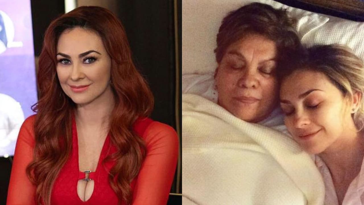 Con foto en traje de baño, Aracely Arámbula recuerda a su fallecida mamá