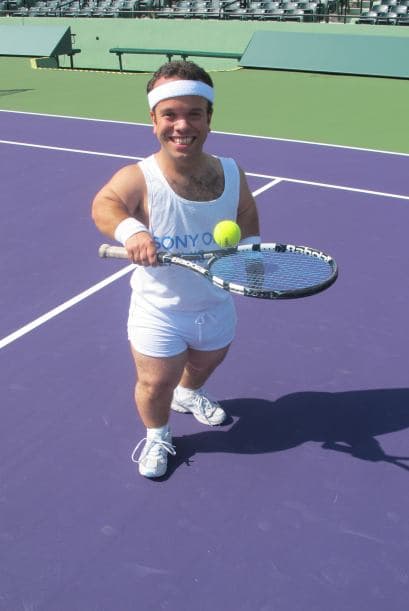 A jugar tenis con El Gordo y La Flaca