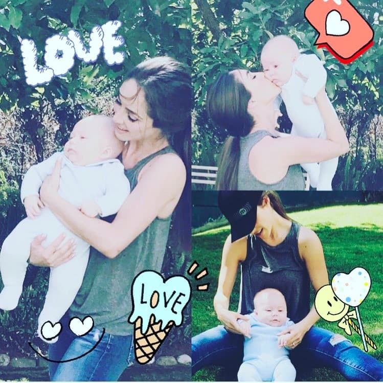 La también cantante no perdió la oportunidad de festejarle a
<b>Manuel</b> su primer día del niño, llenándolo de amor y mucha diversión fuera de su casa. "Día del niño!!!! Manu 3 meses. Feliz día a todos los niños!! Está en nuestras manos enseñarles AMOR para que este mundo sea el lugar que todos soñamos. Sí, tienen razón! No sé si él está enorme o yo muuuuy chiquita (de tamaño claro) las dos cosas", escribió la intérprete de 'Mia Colucci'.