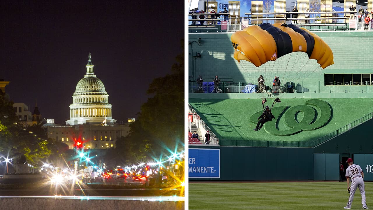 Evacuación del Capitolio: un avión con paracaidistas provocó el desalojo del edificio del Congreso