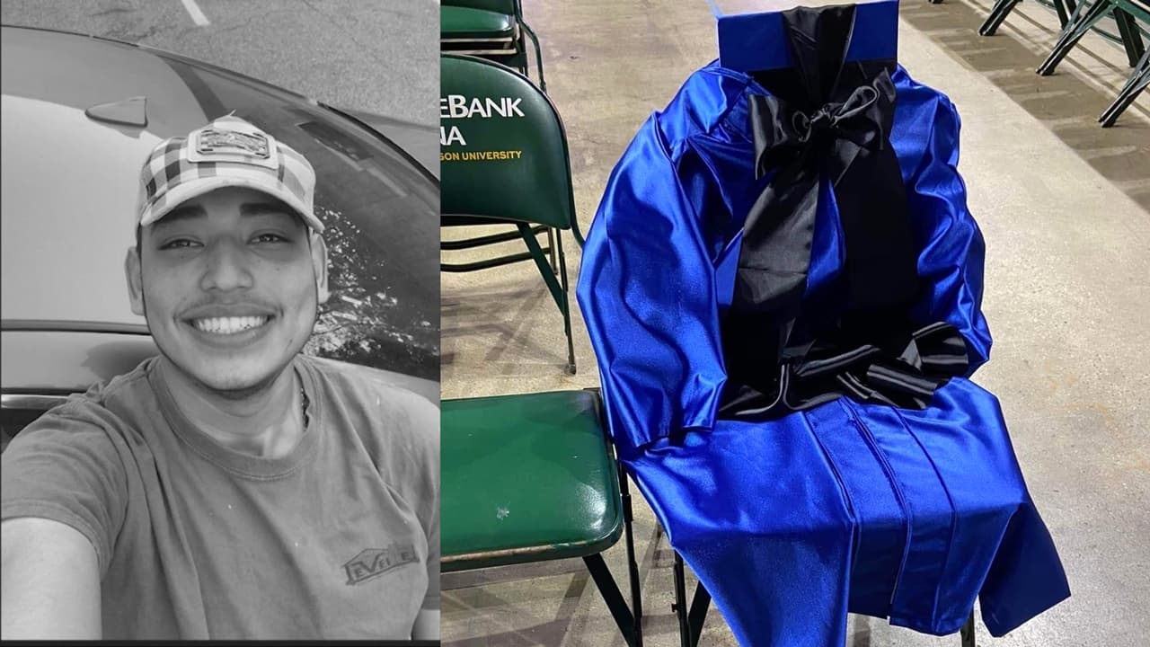 Recuerdan a Luis Mejía en ceremonia de graduación de la Secundaria Alexandria City