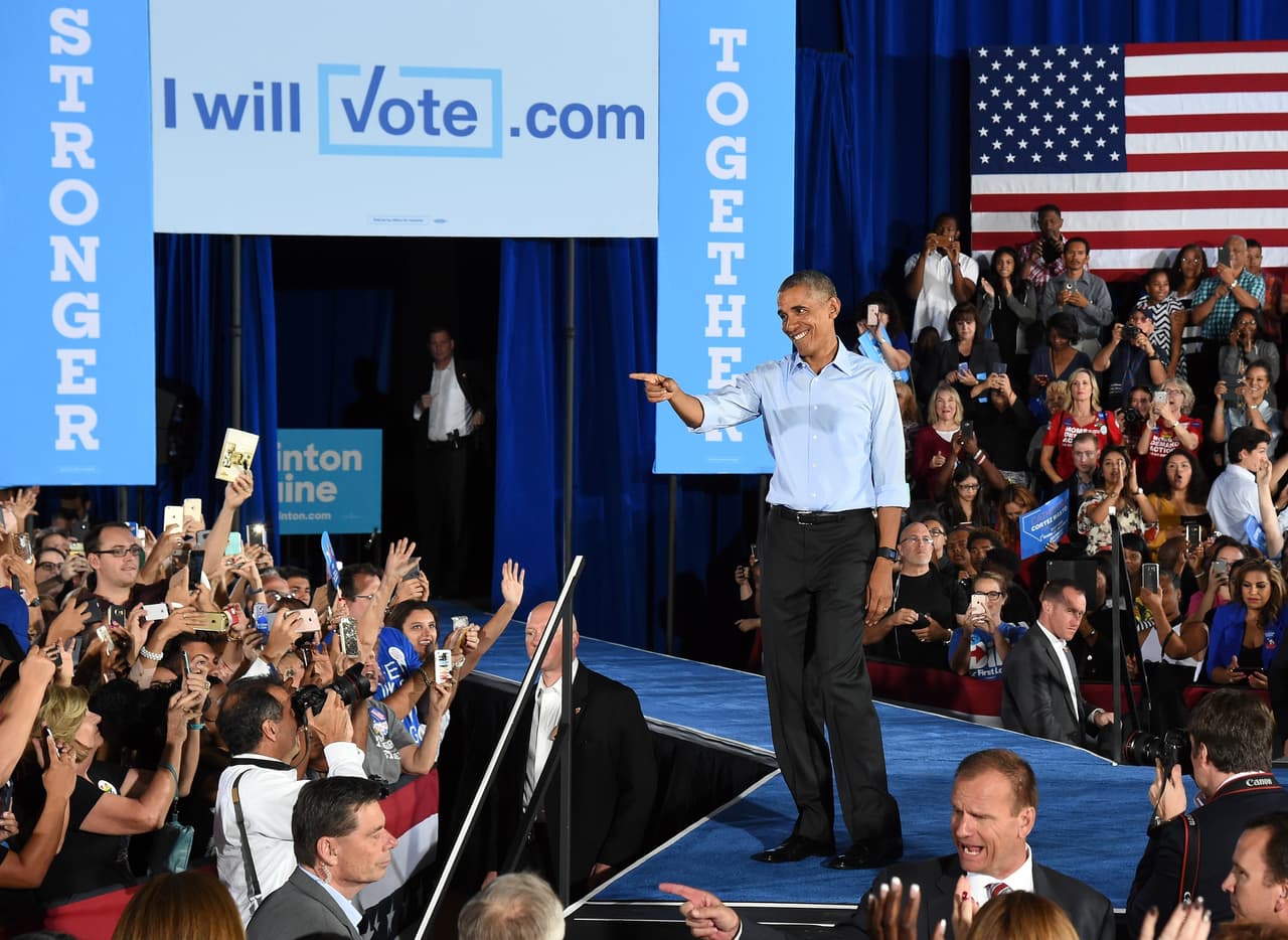 Barack Obama: "Si la elección fuera amañada, hombre, sería realmente una gran conspiración"