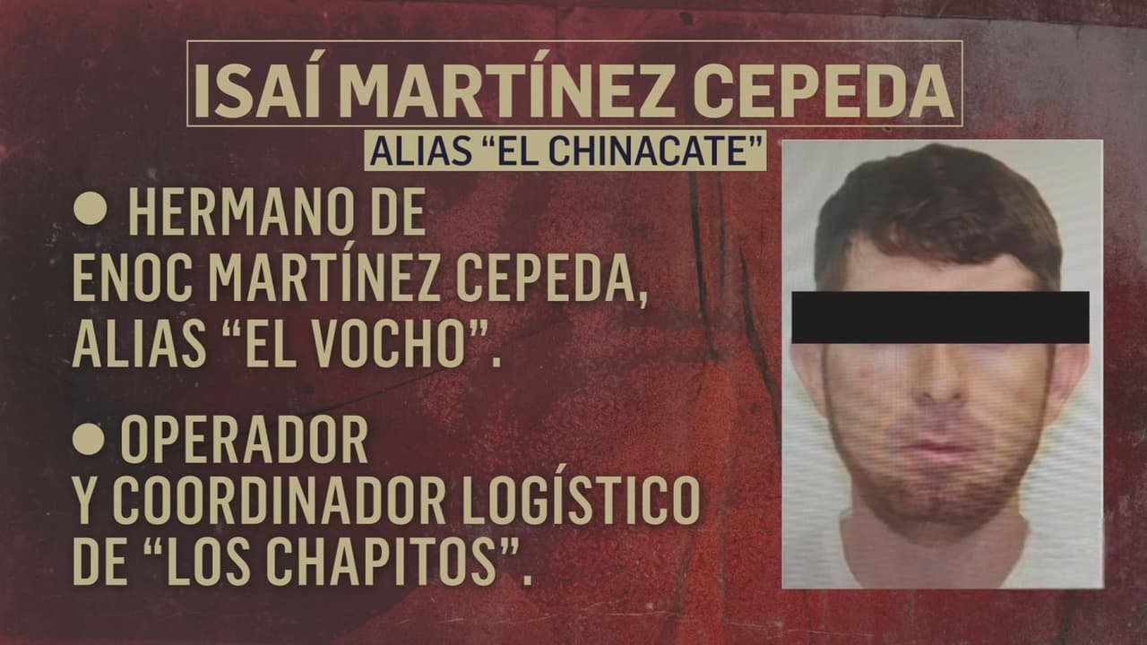 México ya notificó a EEUU sobre la captura de 'El Chinacate', sobrino de 'El Chapo' Guzmán