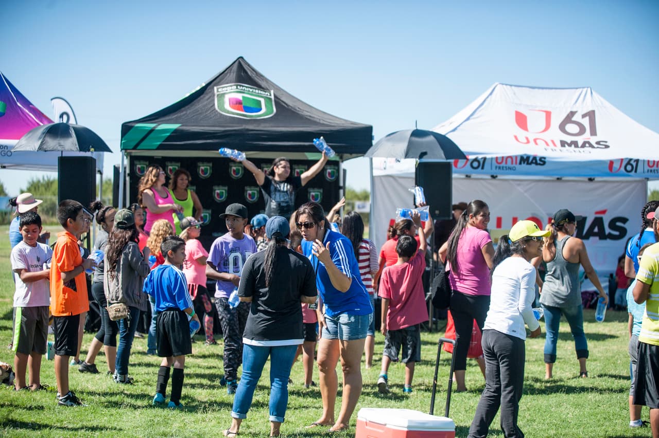 Diversión familiar en Copa Univision Fresno.