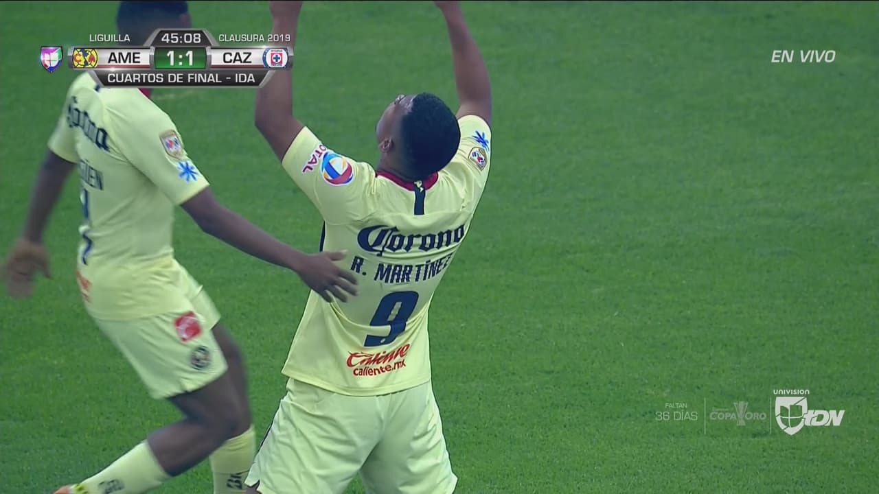 ¡Riflazo de Roger y América ya remontó!