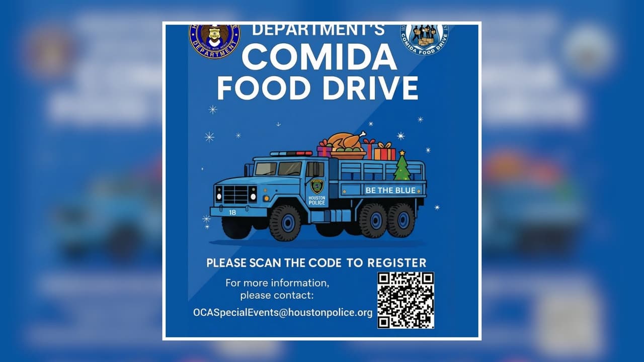 Te explicamos cómo registrarte para recibir alimentos gratuitos por parte del Departamento de Policía de Houston