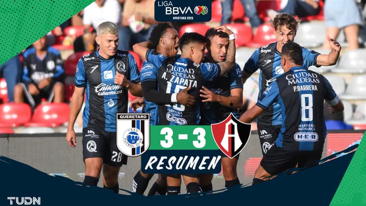 Querétaro remonta y logra agónico empate en el regreso de Cocca al Atlas