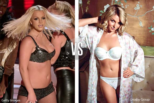 Britney Spears también se las ha visto difíciles con su figura y su control de peso.