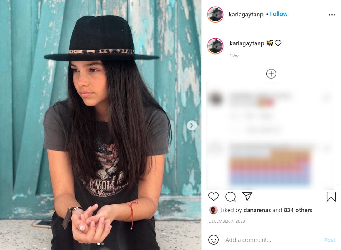 Ella también tiene su perfil en Instagram y comparte fotos donde posa como modelo.
<br>