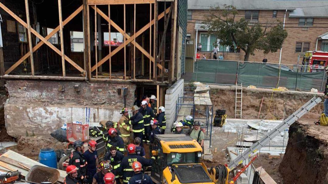 Derrumbe de un restaurante en Nueva Jersey deja a 2 trabajadores heridos