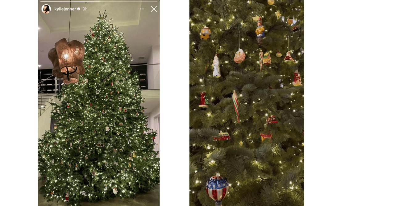 El árbol de Navidad 2022 de Kylie Jenner