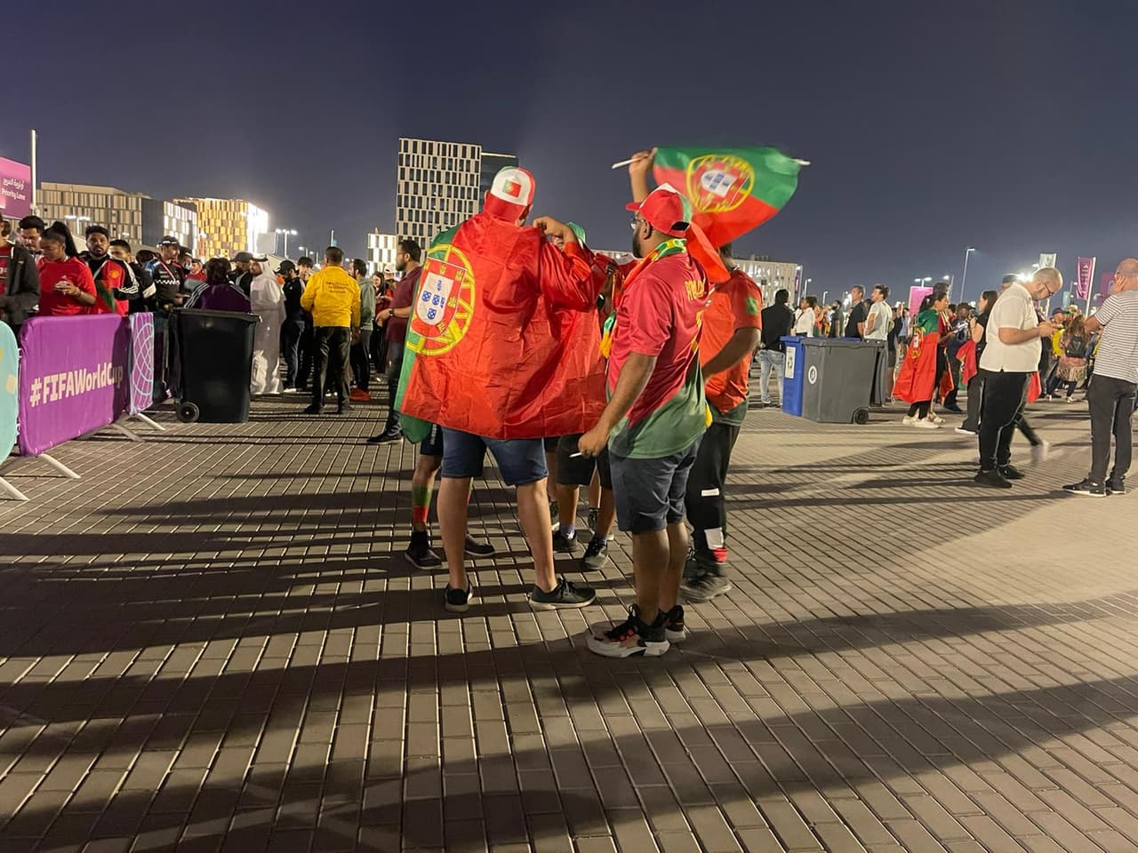 El lunes 28 de noviembre, se celebró el duelo entre Uruguay y Portugal.