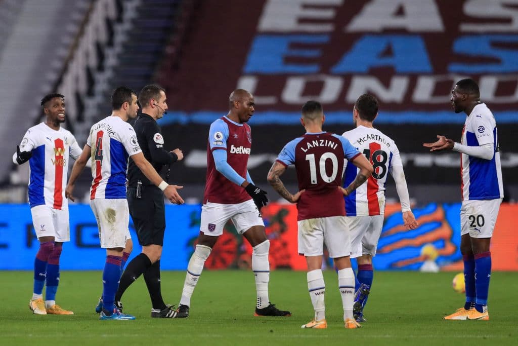 West Ham y Crystal Palace repartieron unidades tras igualar a un gol. Acumulan 21 y 18 unidades, respectivamente.