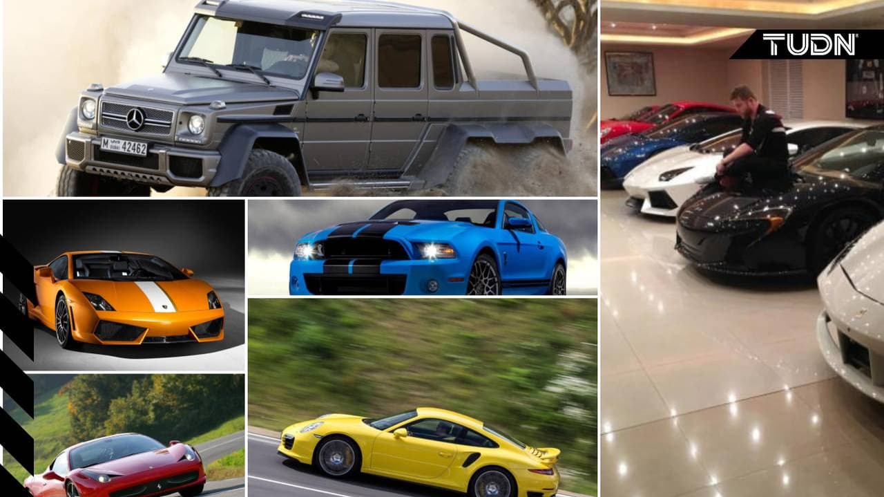 La impresionante colección de autos súper lujosos del ‘Canelo’.