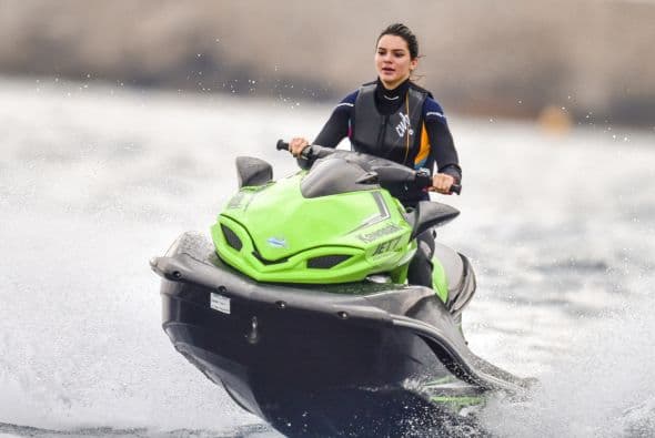Su papá, Bruce Jenner, siempre la involucró en este tipo de actividades.